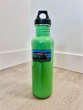 Patagonia Green 23oz Stainless Steel Water Bottle BPA Free
